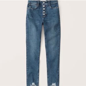 Abercrombie button fly jeans